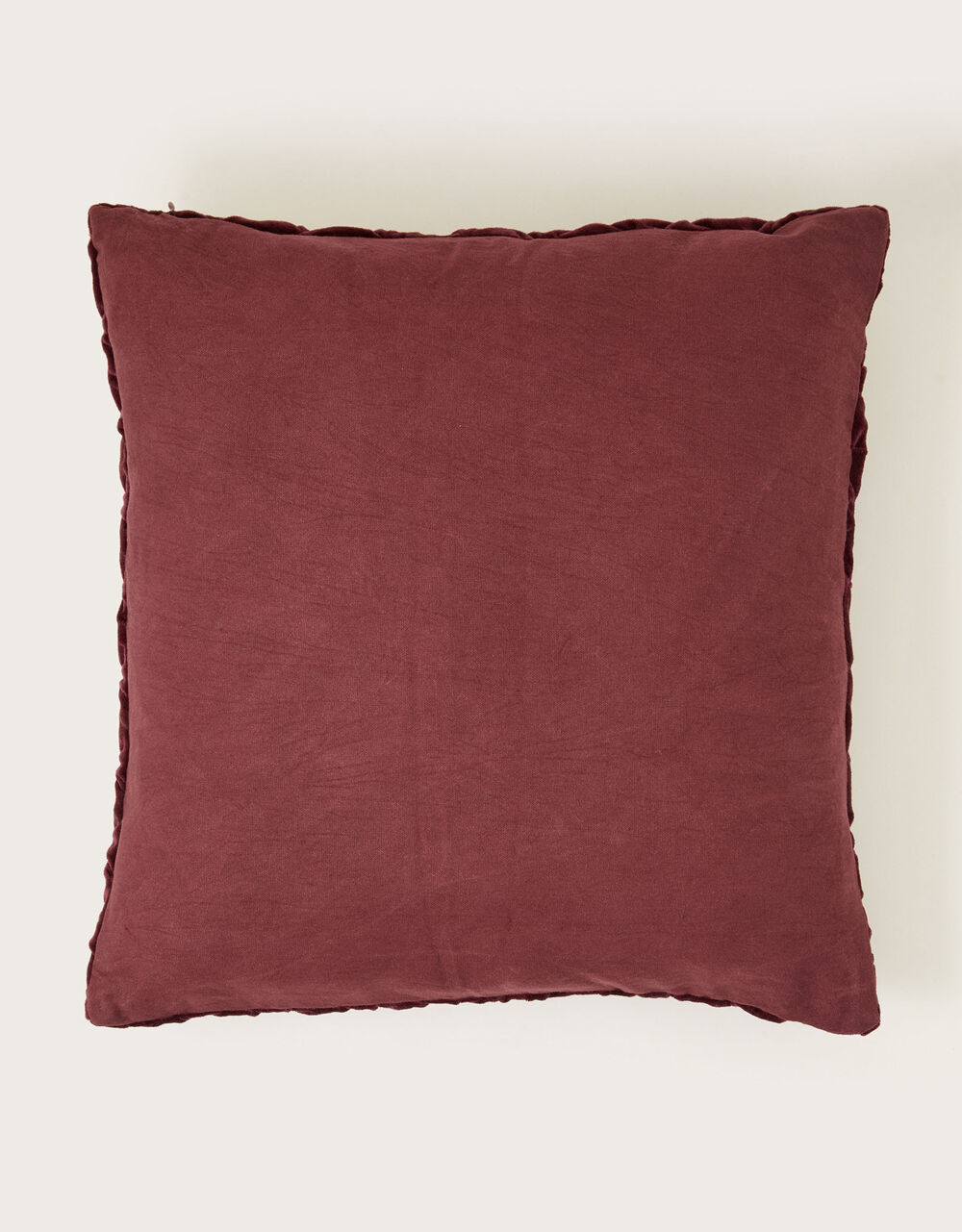 Quilted Velvet Cushion Red Cushions Monsoon UK.