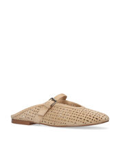 Bibi Lou Maia Suede Mule Flats, White (OFF WHITE), large