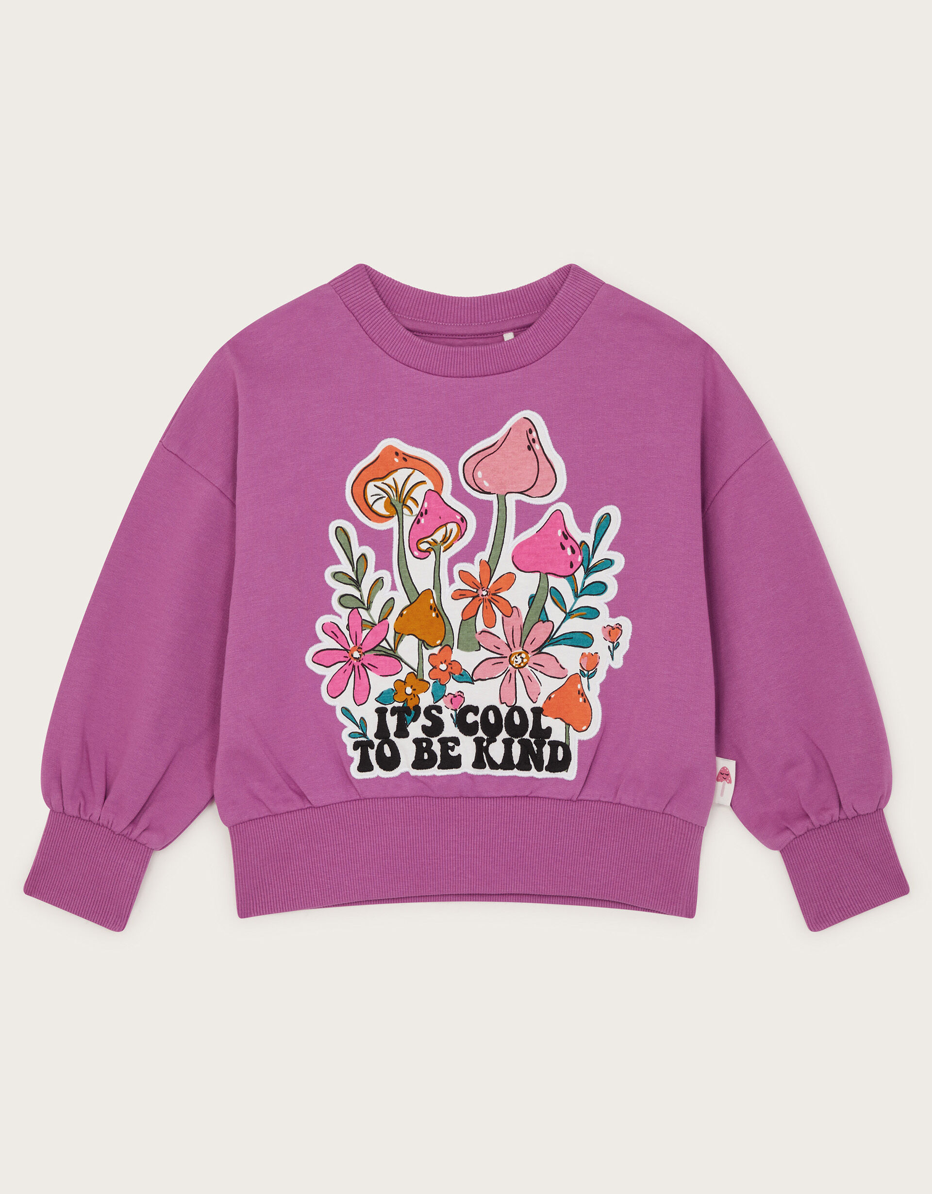 It s Cool To Be Kind Graphic Sweatshirt Pink