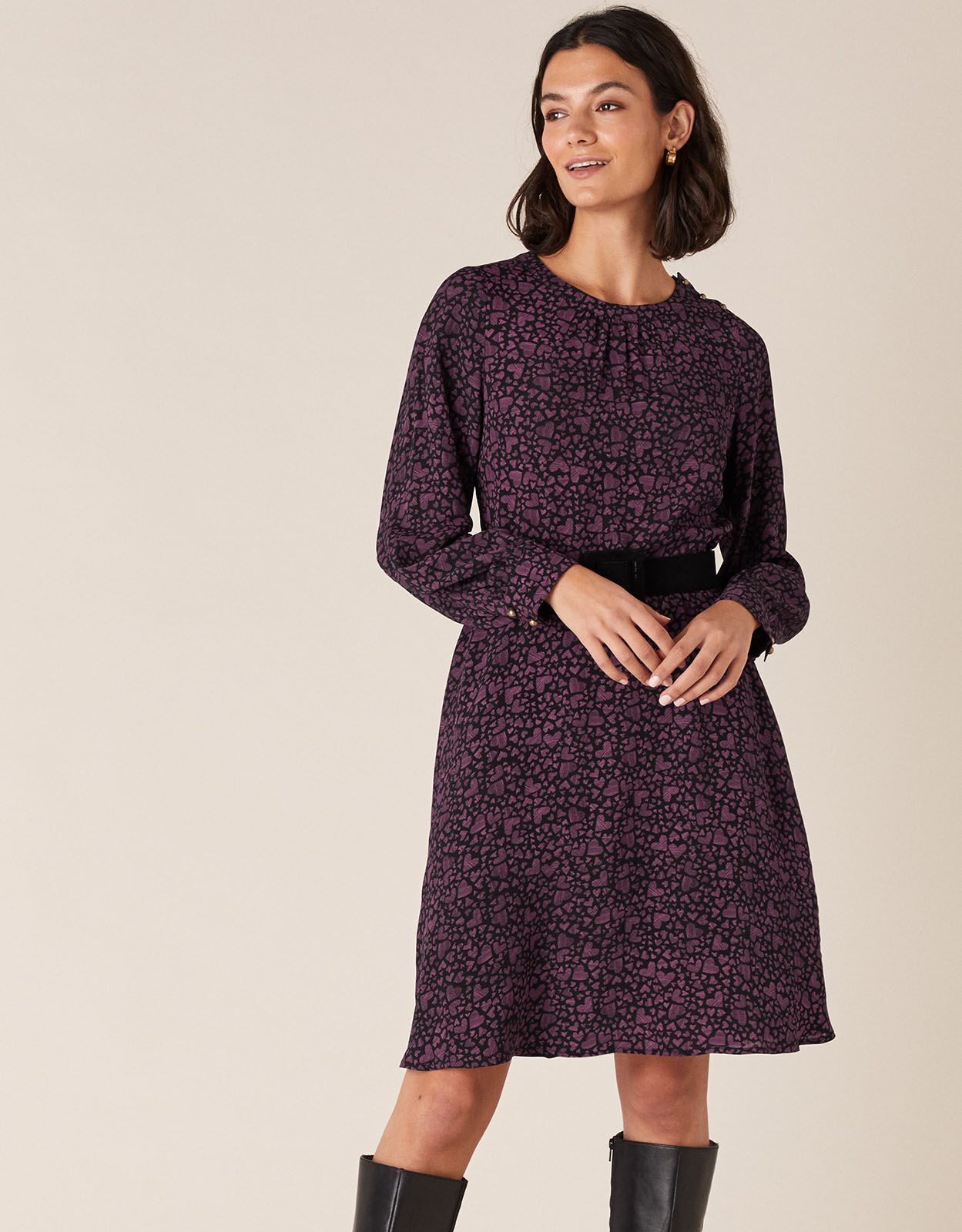 monsoon purple dress