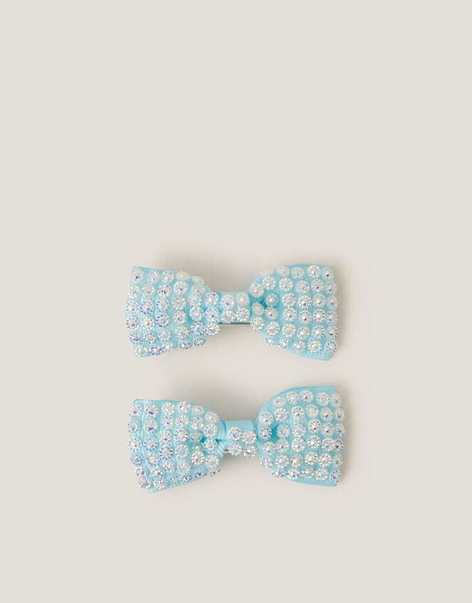 2-Pack Rhinestone Butterfly Hair Clips, , large