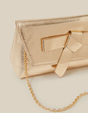 Pippa Bow Clutch Bag, , large