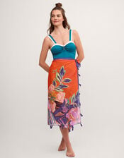 Carmen Floral Print Sarong, , large