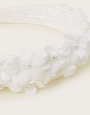 Flower Crown Bridesmaid Headband, , large