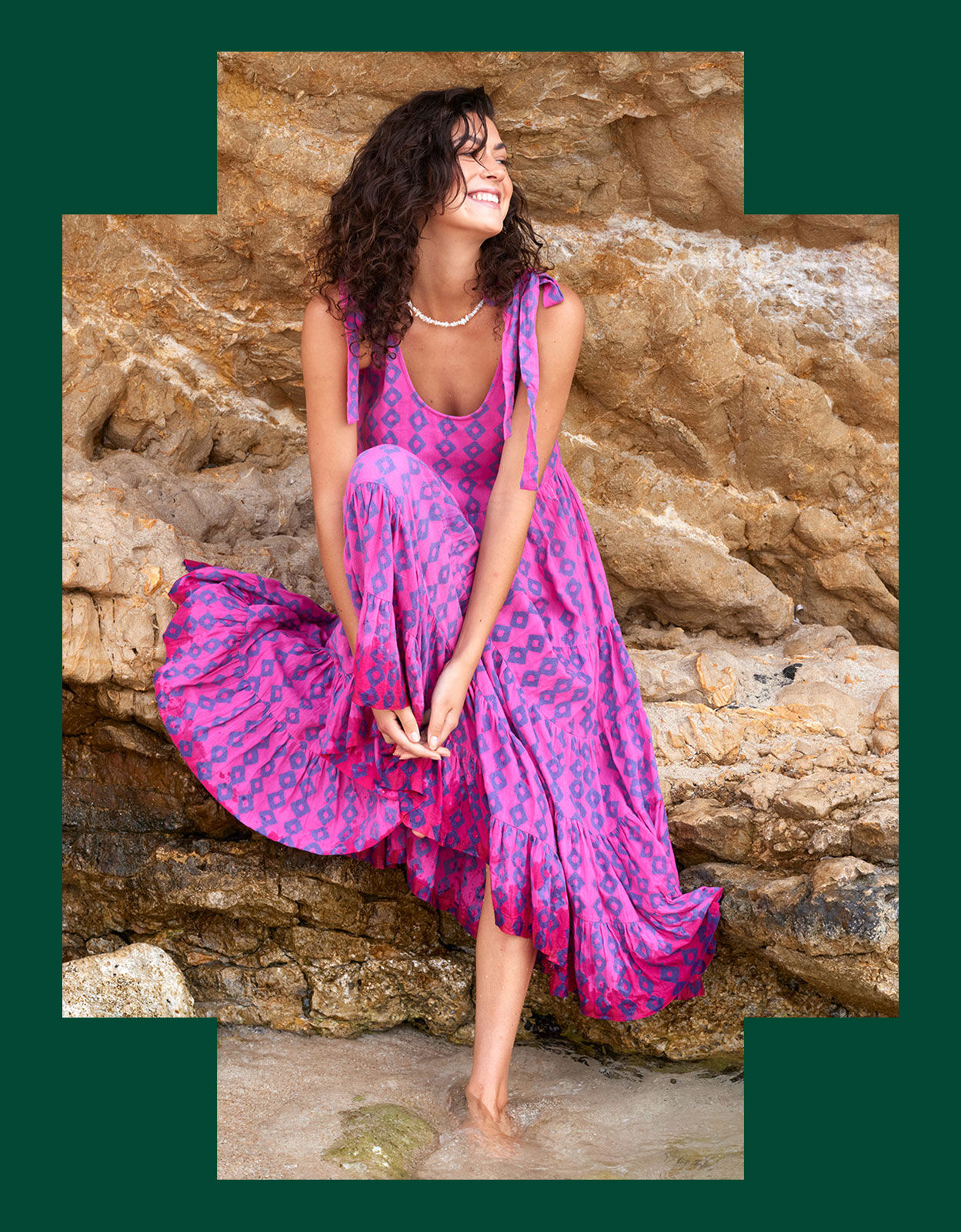 Kikas print dress on sale