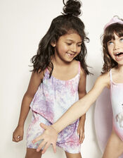 Tie-Dye Playsuit in LENZING™ ECOVERO™, Multi (MULTI), large