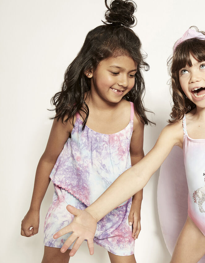 Tie-Dye Playsuit in LENZING™ ECOVERO™, Multi (MULTI), large