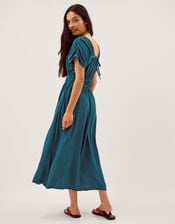 Sophia Embellished Midi Dress, Teal (TEAL), large
