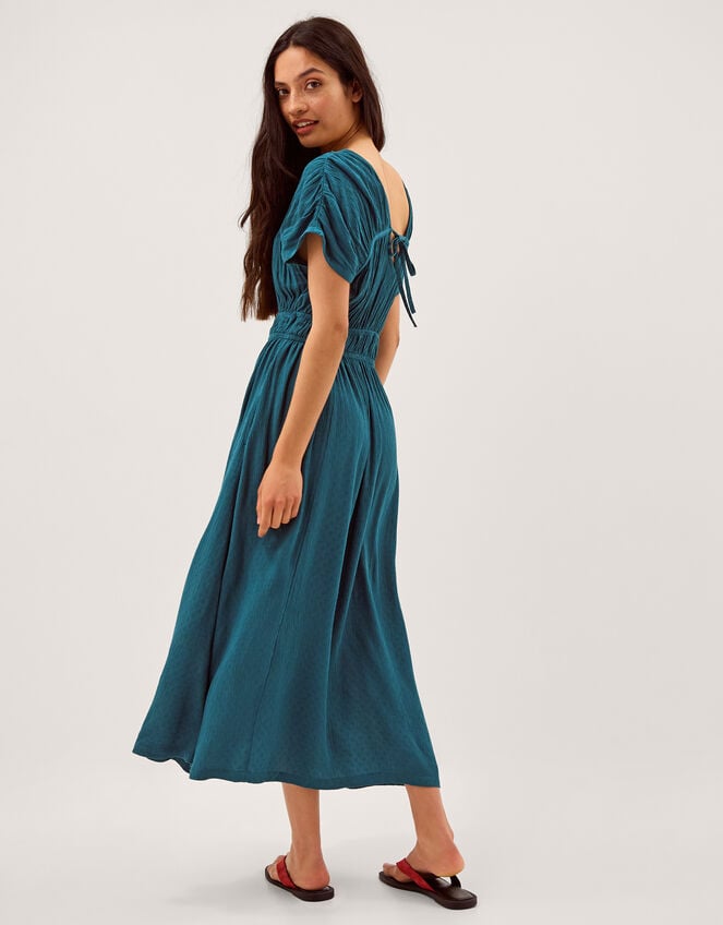 Sophia Embellished Midi Dress, Teal (TEAL), large