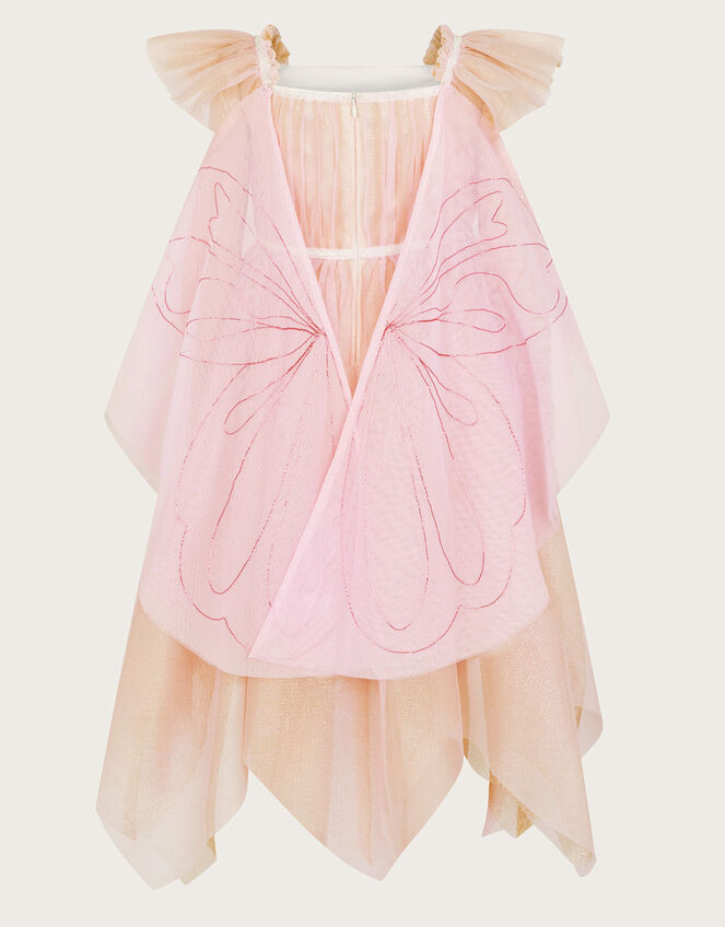 Land of Wonder Butterfly Wings Dress, Gold (GOLD), large