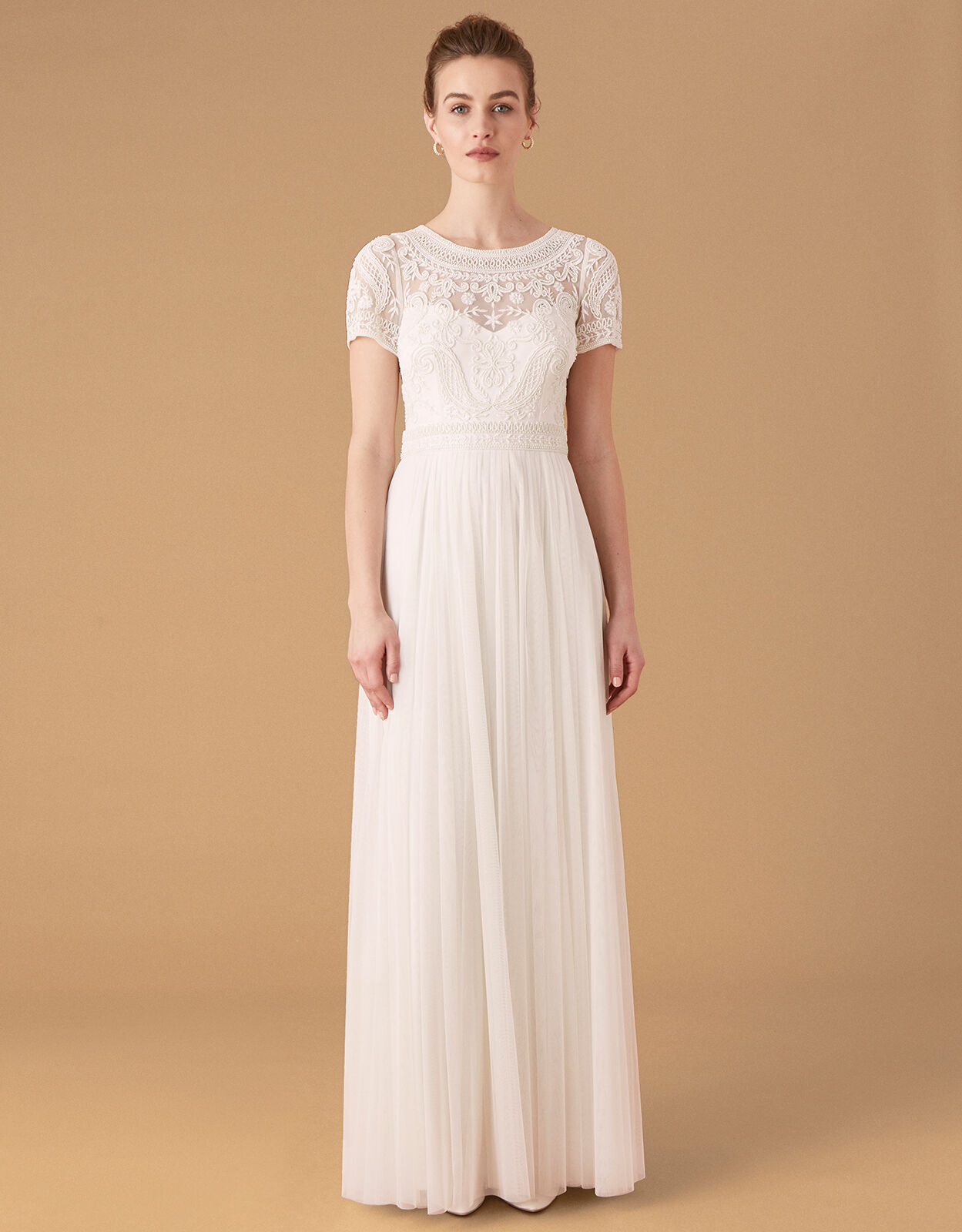 Beatrice embellished maxi wedding dress best sale