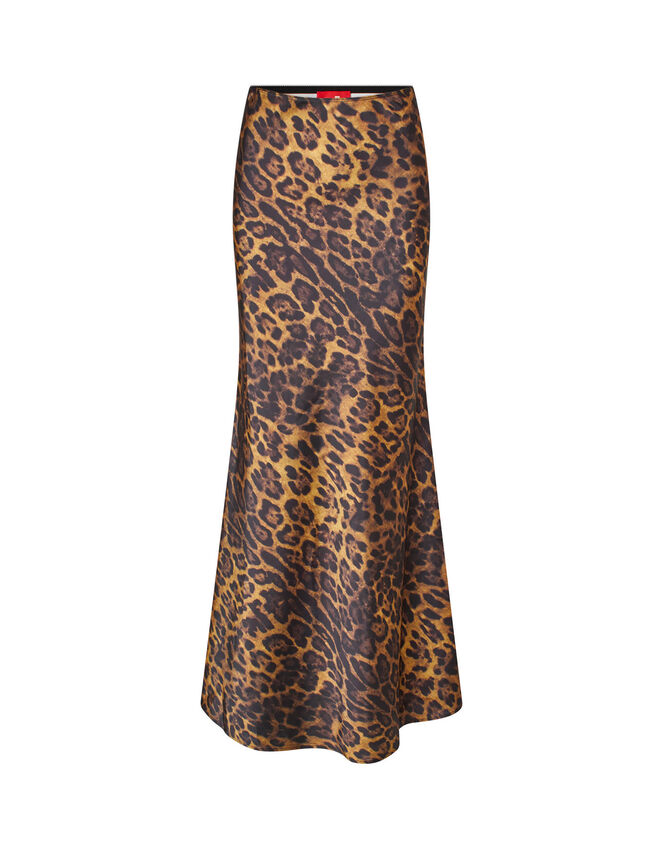 Crās Leopard Print Mermaid Skirt, Leopard (LEOPARD), large