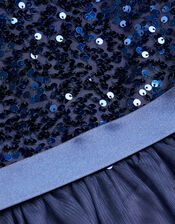 Truth Sequin Occasion Dress , Blue (NAVY), large