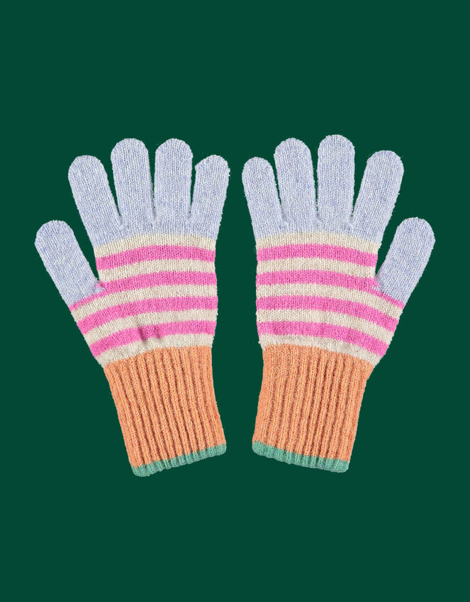Catherine Tough Kids' Stripe Gloves, , large