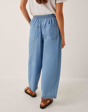 Jade Lightweight Barrel Jeans, Blue (DENIM BLUE), large