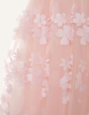 Jacquard Petal Dress, Pink (PINK), large
