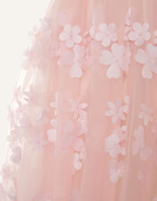 Ivy Jacquard Petal Dress, Pink (PINK), large