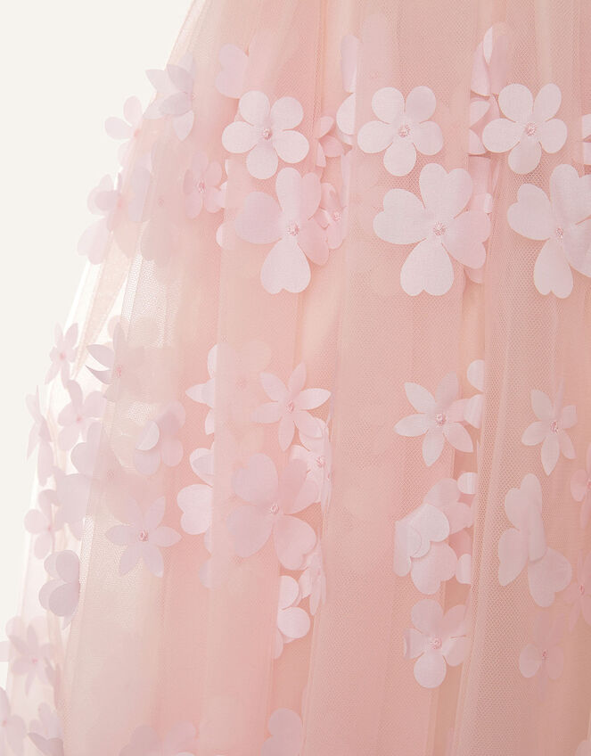 Ivy Jacquard Petal Dress, Pink (PINK), large