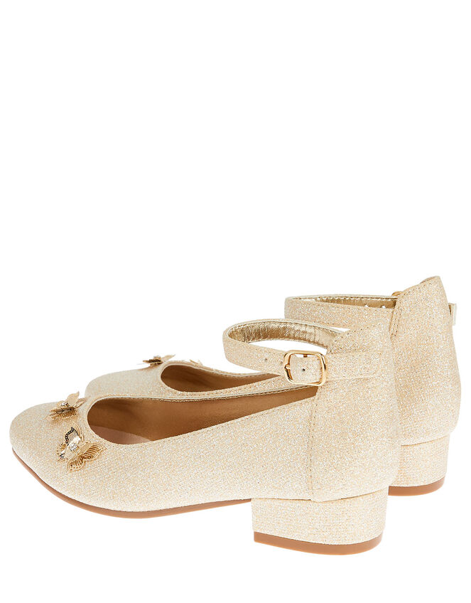 Eugena Butterfly Jive Heeled Shoes, Gold (GOLD), large