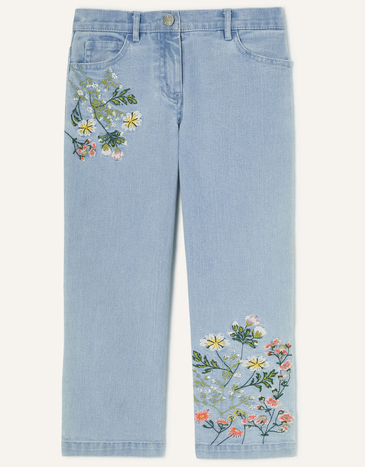 Ladies embroidered cheap jeans