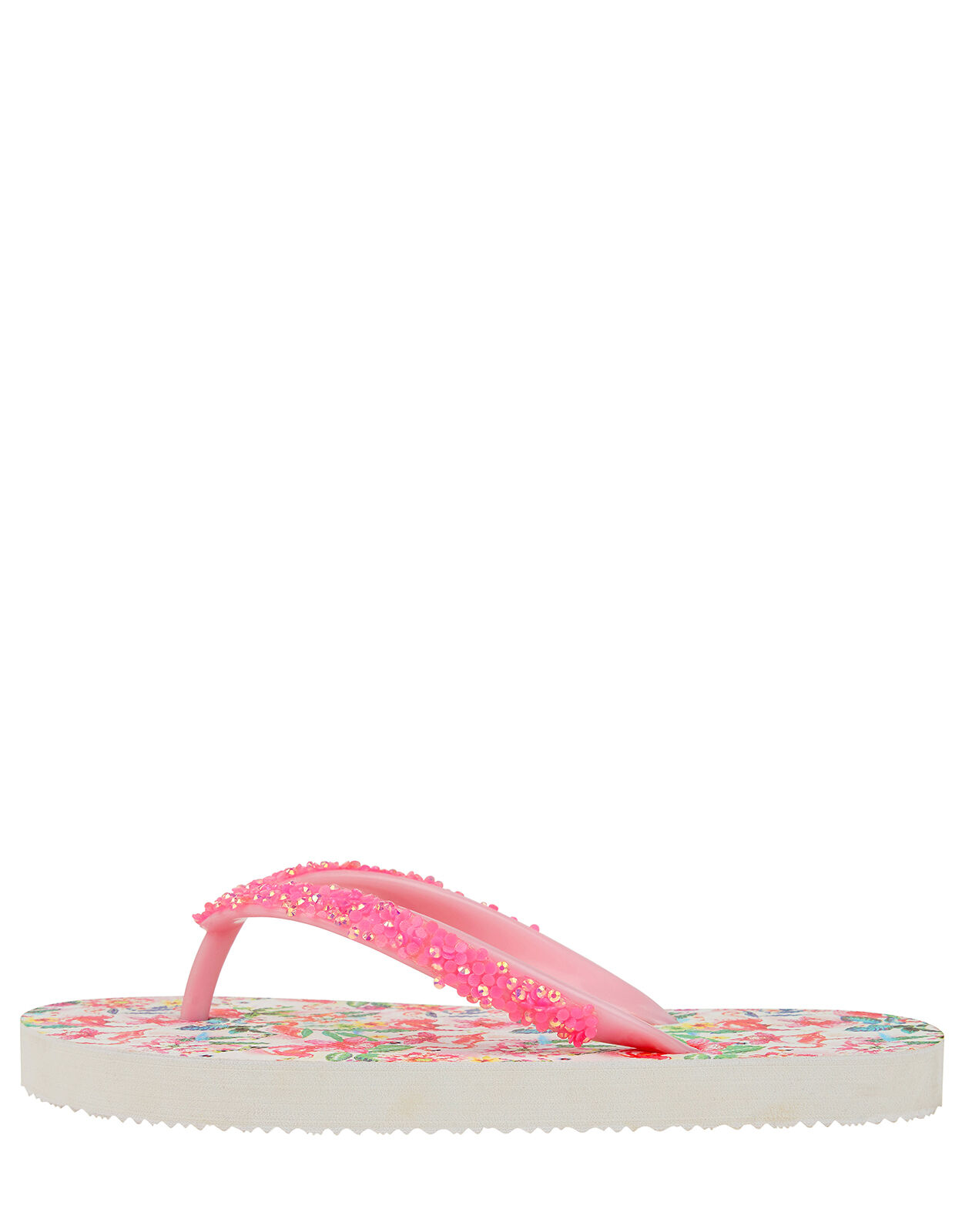 girls flamingo flip flops
