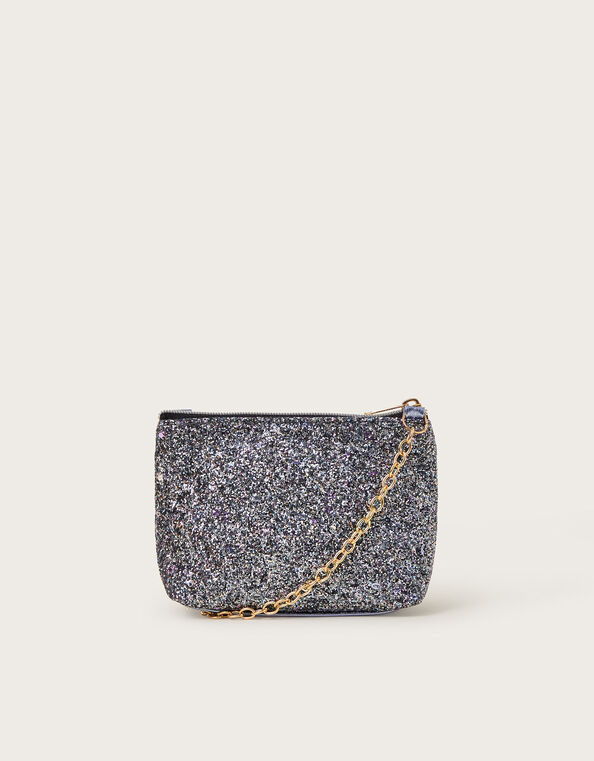 Glitter Chain Strap Bag, , large