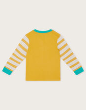 Interactive Tee, Yellow (MUSTARD), large