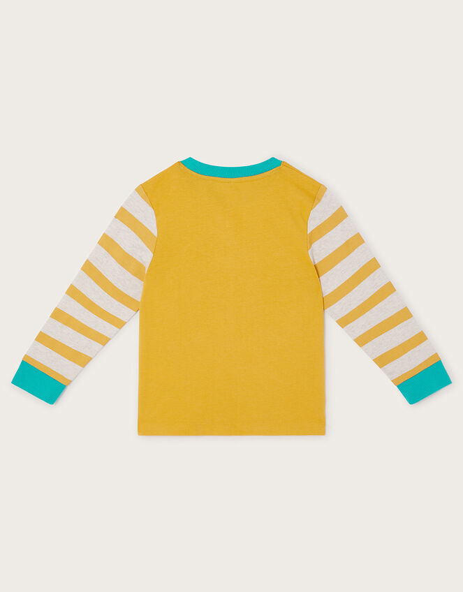 Interactive Tee, Yellow (MUSTARD), large
