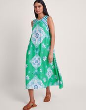 Louise Scarf Dress, Blue (TURQUOISE), large