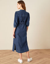 Diya Denim Shirt Dress, Blue (DENIM BLUE), large