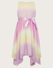 Ola Ombre Chiffon Dress, Multi (MULTI), large