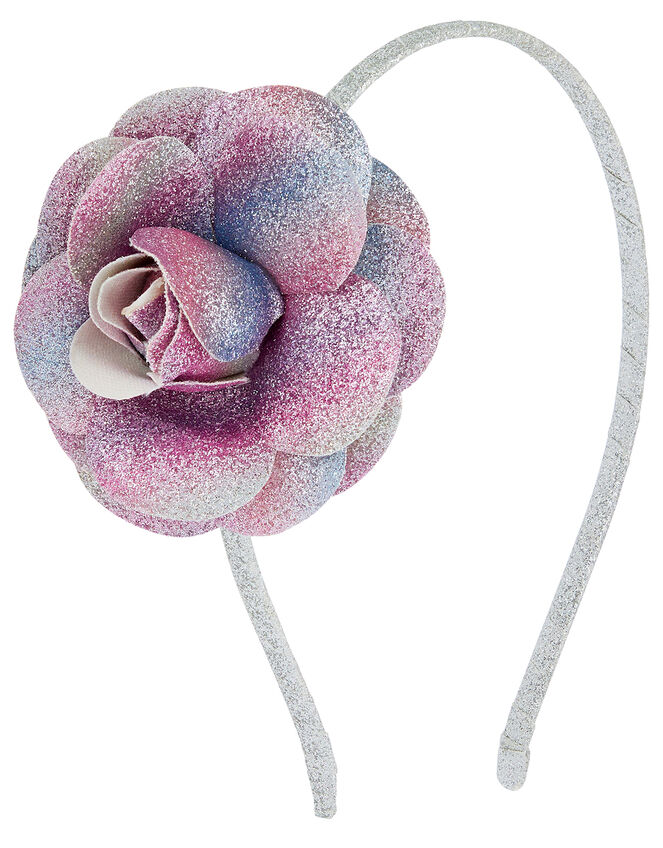 Treasured Flower Glitter Headband Girls' Hair Accessories Monsoon UK.