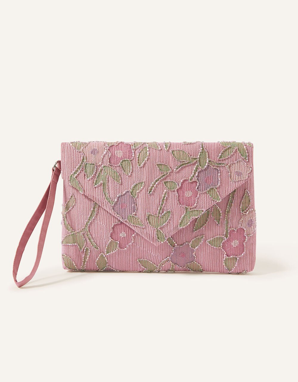Women Women's Accessories | Floral Embellished Occasion Envelope Clutch Bag - CJ70203