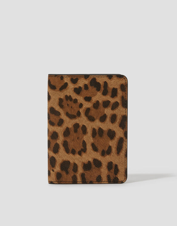 Leopard Print Passport Holder, , large