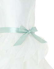 Cannes Ivory Ruffle Occasion Dress, Ivory (IVORY), large