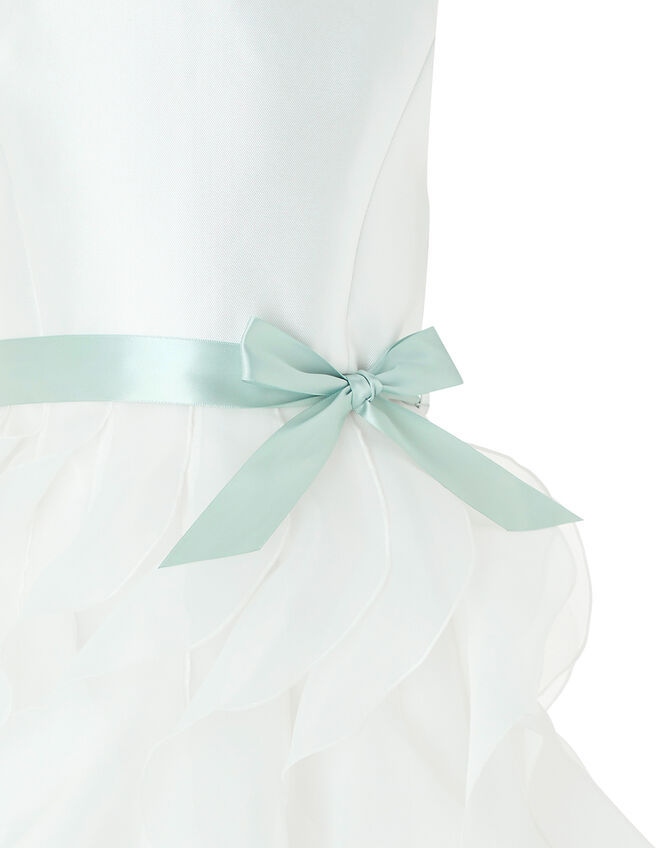 Cannes Ivory Ruffle Occasion Dress, Ivory (IVORY), large
