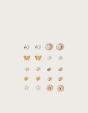 10-Pack Mix Stud Earrings, , large