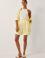 Sienna Ricrac Crinkle Shorts, Yellow (YELLOW), large