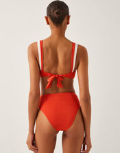 Sabrina Two Tone Bikini Top, Orange (RUST), large