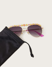 Tropical Flower Sunglasses, , large