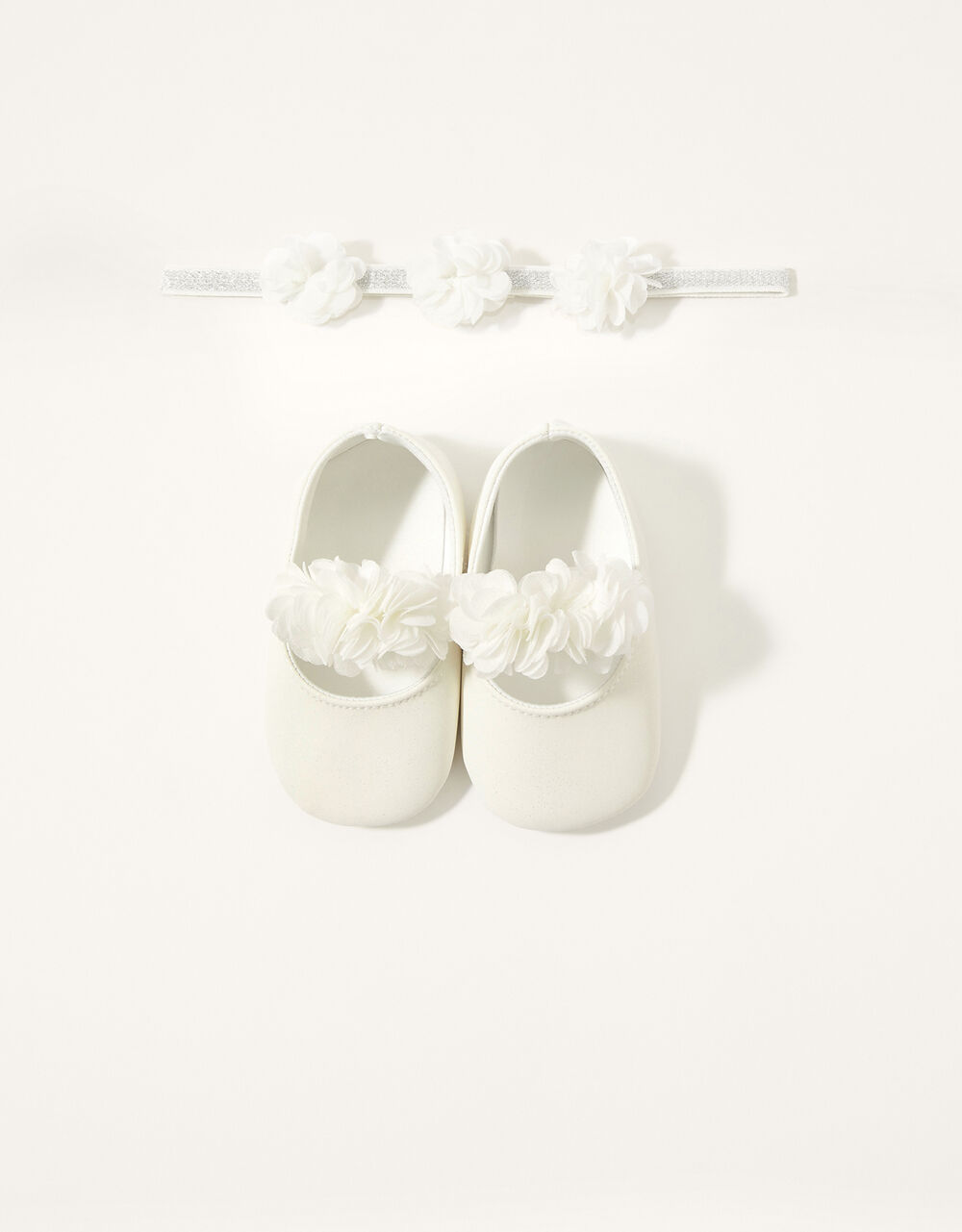 Children Children's Shoes & Sandals | Corsage Bando and Bootie Set Ivory - EN58061