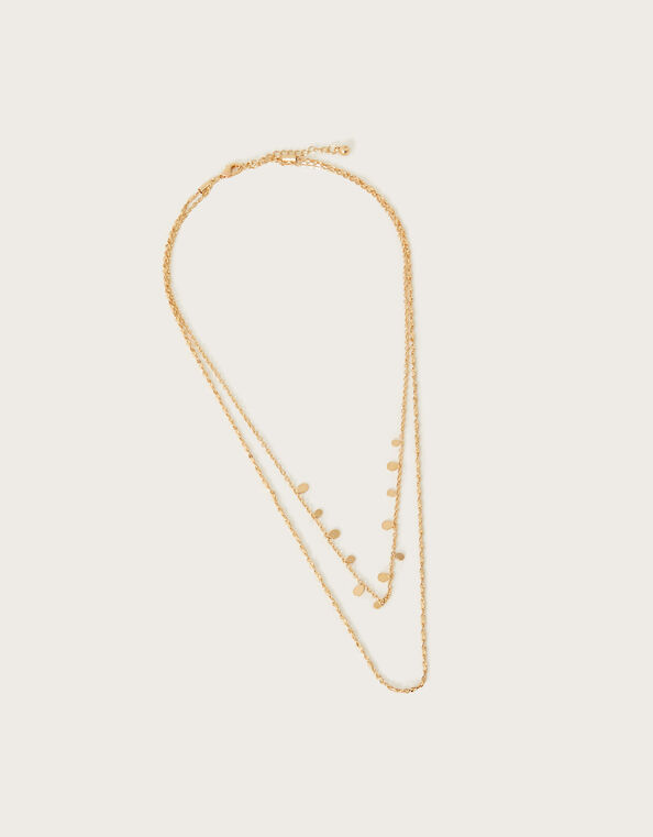 Simple Layered Necklace, , large