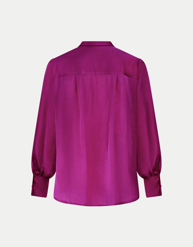 East Satin Blouse, Pink (PINK), large