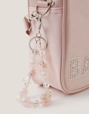 Flower Bead Bag Charm, , large