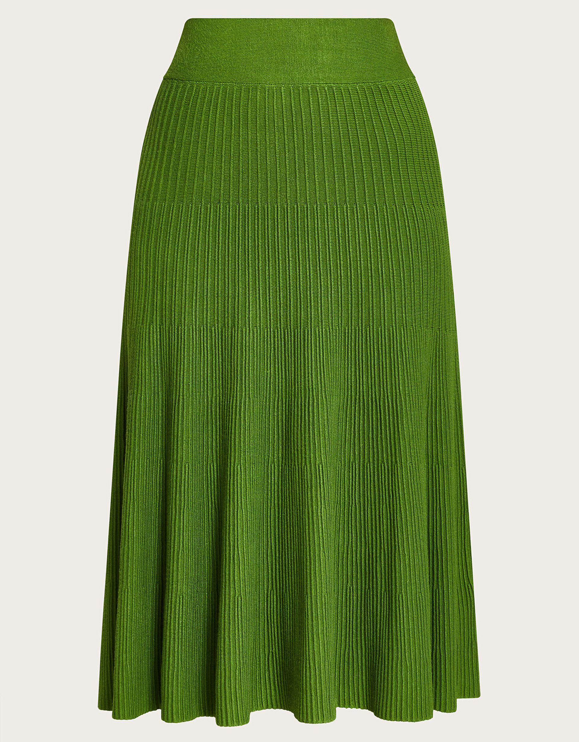 Ola Ottoman Knit Skirt Green Skirts Monsoon UK.