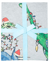 XMAS Dinosaur Pyjama Set, Red (RED), large