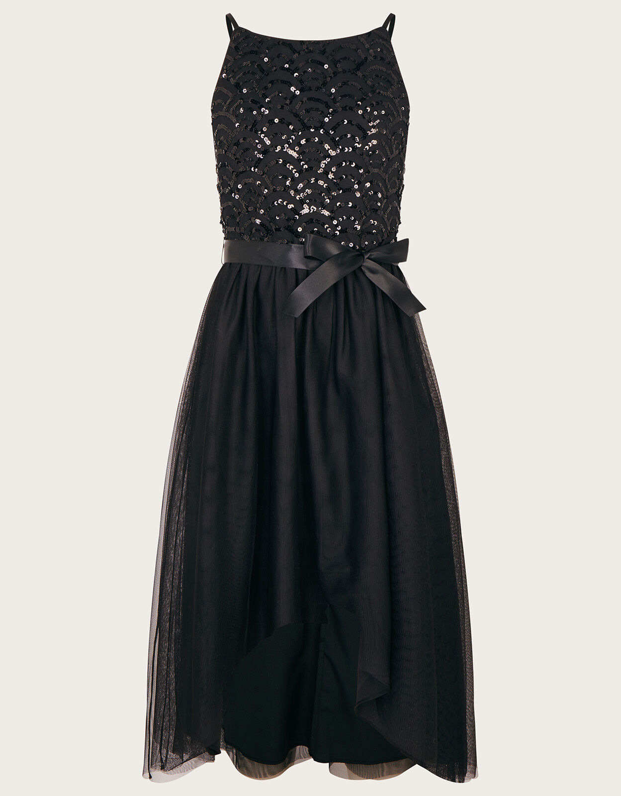 Girls black dress uk on sale