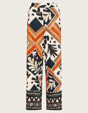 Cadenza Print Jersey Trousers, Black (BLACK), large