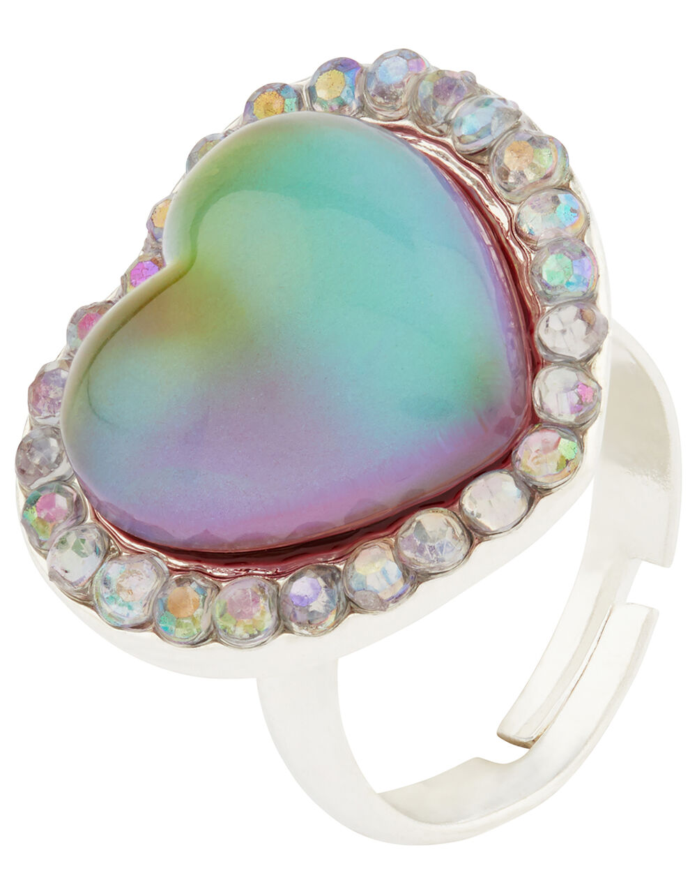 Sparkle Heart Mood Ring Girls Jewellery Monsoon UK.