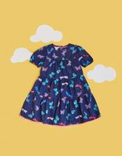 Butterfly Dress WWF-UK Collaboration, Blue (NAVY), large